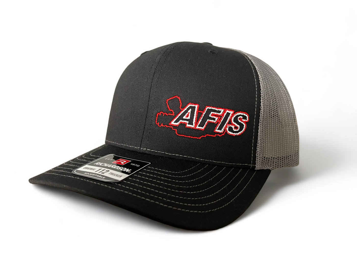 AFIS Black/Gray Snapback Hat